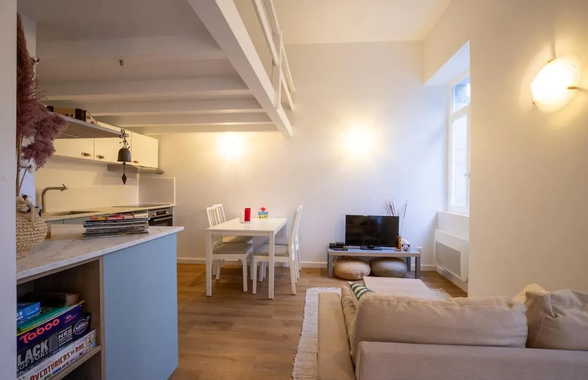 Studio 3 Personnes Avec Terrasse 50 M De La Grande Plage Biarritz Surf Apartment